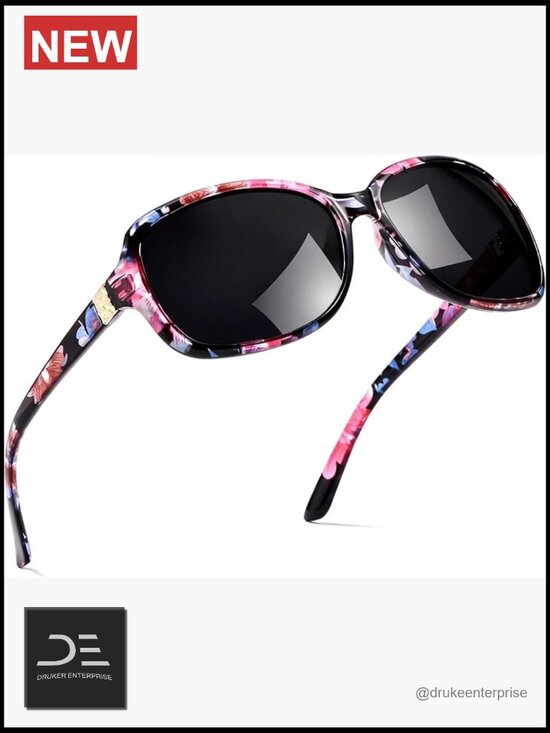 Polarized Square Sunglasses with UV400 Protection Wraparound Shade main image 7